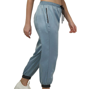 Pantalones Jogger Acampanados de Algodón 100% con Lavado Ácido para Mujer, Ecológicos y de Gran Venta; Pantalones Jogger Acampanados con Lavado Ácido para Hombre, Marca Privada, en Venta - Product Image 2