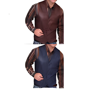 Men's Biker Vest Motorcycle Genuine Leather Breathable Protective Reflective Heated Cooling Perforated Mesh <b>Back</b> <b>Protector</b> - Product Image 1