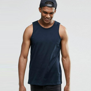 Débardeur minimaliste pour homme, chemise blanche sans manches polyvalente, en coton peigné de haute qualité, indispensable au quotidien - Product Image 4