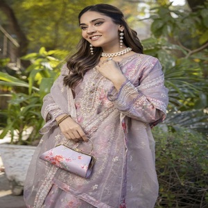 <b>Eid</b> Sale Indian and <b>Pakistani</b> Heavy Embroidery Work <b>Dresses</b> <b>Pakistani</b> and Indian Salwar Kameez Three Piece Saari for Women - Product Image 4