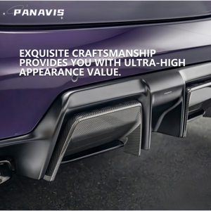 Difusor de Parachoques Trasero ABS Negro Brillante PANAVIS para BMW Serie 3 G20 G28 G21 2023-2026 - Product Image 3