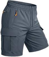 Shorts cargo pour hommes, 8 pouces, à poches frontales, séchage rapide, légers, respirants, pour le sport, la pêche, le travail, formels, 5 poches, personnalisables OEM