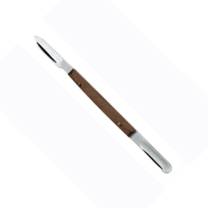 Cuchillo de cera para laboratorio dental de 17.5 cm con mango de madera y hoja de acero inoxidable, herramienta para mezclar, modelar, tallar y esculpir - Product Image 6