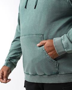 เสื้อมีฮู้ดสำหรับผู้ชายผ้าฟลีซผ้าฝ้ายฟอกสีหินขัดแบบวินเทจพิมพ์โลโก้ได้ตามต้องการ - Product Image 6