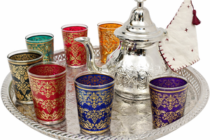 Juego de café y té de latón oriental JM INTERNATIONAL para restaurantes, supermercados y hoteles - Product Image 2