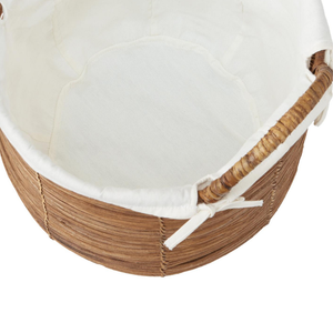 Cesta de Almacenamiento de Bambú y Ratán de Moda, Diseño Rústico Hecho a Mano, Ecológica y Personalizable, Organizador para el Hogar, Cocina y Sala de Estar - Product Image 5