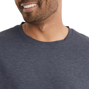 T-shirt uni pour homme à col rond et manches courtes, coupe classique, décontracté, 100 % coton, pour usage quotidien, fournisseur de vêtements en gros - Product Image 5