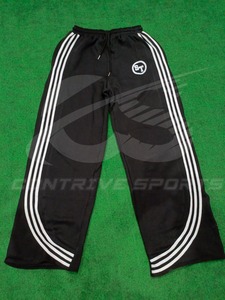 Pantalon de jogging streetwear à cordon de serrage et rayures pour homme – Sweatpants amples en coton personnalisables - Product Image 5