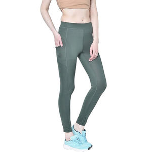 Leggings de maternité taille haute avec soutien de grossesse, panneau abdominal doux, tissu extensible sans couture, pour yoga et détente - Product Image 3