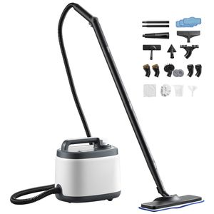 Nettoyeur vapeur domestique avec réservoir de 51 oz, 19 accessoires, tuyau extensible, poignée portable, chauffage rapide - Product Image 1