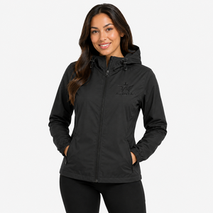 เสื้อแจ็คเก็ตกันลมสำหรับผู้หญิง เสื้อผ้าประสิทธิภาพระดับพรีเมียม เสื้อแจ็คเก็ตกันลมสำหรับผู้หญิงที่มีผ้าที่ระบายอากาศได้ดี น้ำหนักเบา และยืดหยุ่น - Product Image 1