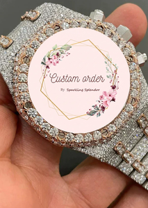 Montre de luxe Hip Hop Iced Out en moissanite pour homme, personnalisée en acier inoxydable, cadeau pour homme, passe le test du diamant - Product Image 4