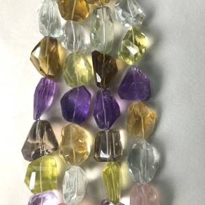 Cuentas de Piedra Natural 100% Certificadas por IGI, Semipreciosas, Multifacéticas, Sueltas, de Tamaño Libre, Grado AA, Multicolor, Gemas Vivaaz con Efecto Fuego - Product Image 2