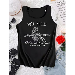 <b>Men's</b> <b>White</b> Sleeveless Tank Top Skull Deadlift Print O-Neck Casual Gym <b>Vest</b> Breathable Cotton Muscle Shirt - Product Image 2