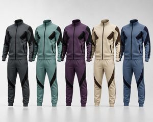 ชุดเซ็ตแทรคสูทแบบมีฮู้ด สีเบจ ยูนิเซ็กซ์ แขนยาว สีพื้น กางเกงมีเชือกผูก เอวสม็อค สตรีทแวร์ สำหรับฤดูหนาว ผ้าฝ้าย 100% ระบายอากาศได้ดี ใส่สบาย - Product Image 6