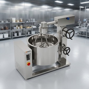 Chaudière à vapeur rotative à induction à double enveloppe Amicook 380V/440V, modèle haute performance pour la cuisson et l'assaisonnement, vente en gros, 3 lames - Product Image 2
