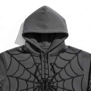 <b>Men's</b> 100% Cotton <b>Spider</b> Web Graphic Pullover Hoodie 3D <b>Spider</b> Design Casual Streetwear Fleece Winter - Product Image 5