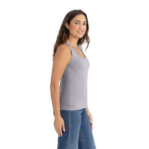 Camiseta sin mangas de algodón para mujer, suave, transpirable, informal, básica, para uso diario, cómoda, a la moda para el verano. - Product Image 2
