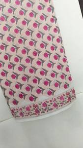 Tela de Voile 100% Algodón Puro con Estampado Floral a Mano, Suave y Transpirable, por Metro, para Confección de Vestidos de Niña - Product Image 3