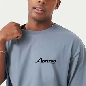 บริการ OEM เสื้อยืดผู้ชายพิมพ์ลายผ้าฝ้าย 100% น้ำหนักเบา ทรงโอเวอร์ไซส์ ขายดี เสื้อยืดโอเวอร์ไซส์ทรงหลวมสำหรับผู้ชาย - Product Image 5