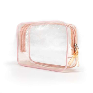 Bolsa de Maquillaje de Viaje con Logotipo Personalizado, Bolsa de Cosméticos de Cuero Pakistaní, Organizador de Maquillaje, Set de Bolsas Portátiles para Almacenamiento de Artículos de Aseo - Product Image 3