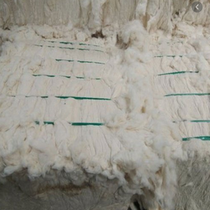 Residuos de algodón blanco crudo, fibra de caída, Comber, tarjeta de aceite, Mosca, precio competitivo para hilado, material de relleno de hilo _ Sra. Min - Product Image 3