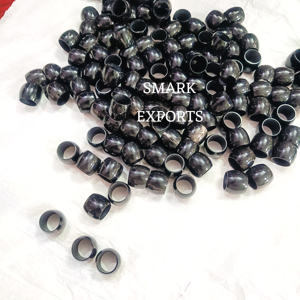 Colliers en corne de buffle polis de 21 mm et 25 mm, écologiques, épais, en corne naturelle, pièces de canne de marche, vente en gros - Product Image 5