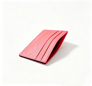 [Customised Logo] Genuine Cowhide Top Grain Leather Card Holder for Men & Women Fashion Style - Product Image 3