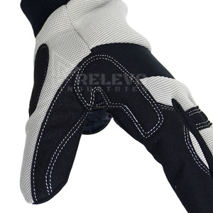 Stylish Design Customized Logo Soft Safety <b>PVC</b> Thermal Insulated Windproof Unisex Work <b>Gloves</b> Gray Black Construction Use Hand - Product Image 3