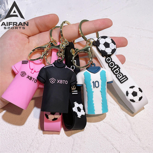 Porte-clés en PVC personnalisé de haute qualité Aifran, porte-clés en caoutchouc souple avec logo pour sacs, patch gaufré imperméable - Product Image 2