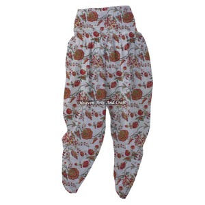 Amazing New Arrival Hand Block Print Cotton Fabric Casual Wear Women Patiala Pants - Product Image 1