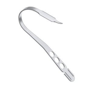 Retractor de Rodilla Hohmann Tipo Palanca Curvo 180° °   Elevador óseo ortopédico de punta roma larga de 10.12” y 4 mm, instrumento quirúrgico de acero inoxidable - Product Image 5