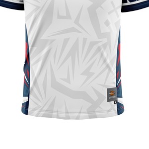 MADE4MATCH OEM Maillot de sport personnalisé imprimé par transfert thermique Vente en gros 100% polyester Respirant Léger Unisexe Logo d'équipe - Product Image 4