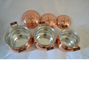 Casserole Pots with Lid, Hammered Cookware - Product Image 6