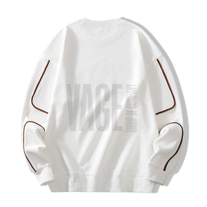 <b>Mens</b> Casual Hoodie Sweatshirt Premium Fleece Pullover <b>Long</b> <b>Sleeve</b> Streetwear Fashion Hooded <b>Top</b> Custom Logo Private Label - Product Image 2