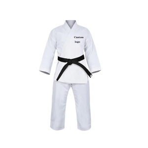 Uniforme de Karate Blanco para Adultos Unisex, 100% Algodón, Duradero, Corte Regular, Ropa de Artes Marciales - Product Image 2