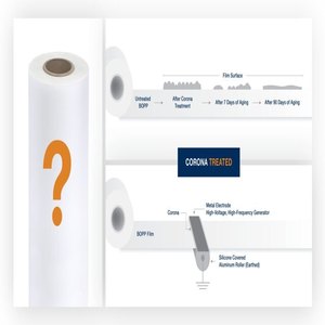 Adhesión mejorada de película PE de doble cara 40 Dynes para gráficos y etiquetas - Product Image 2