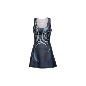 Custom Printed Netball Uniform Moisture Wicking Polyester Fabric Lightweight <b>Athletic</b> Wear Europe Women Netball Dress - Product Image 2