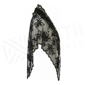 Women's Chiffon Floral Embroidered Scarf Elegant Multi-Functional Fashion Accessory All Seasons Long Style - Product Image 3