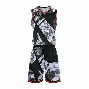 Uniforme de baloncesto OEM de alta calidad con gráficos personalizados, bajo MOQ, con logotipo y etiqueta de marca propia, camiseta y pantalones cortos deportivos. - Product Image 1