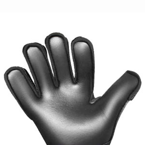 Custom <b>Football</b> Goalkeeper Gloves Latex Grip Palm Finger Protection Spines Breathable Mesh Backhand Customize <b>Leather</b> Unisex Soc - Product Image 2