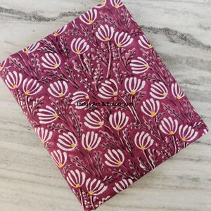 Block Print Cotton Cambric 60X60 Running Fabric Traditional Jaipuri Print Cotton Fabric - Product Image 3