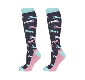 Chaussettes de compression pour hommes avec logo personnalisé très demandées, respirantes, à séchage rapide, pour l'équitation et les sports équestres, automne - Product Image 4