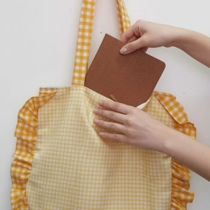 Premium quality Gingham Ruffle Shoulder <b>Bag</b> Available for Affordable Price from India - Product Image 2
