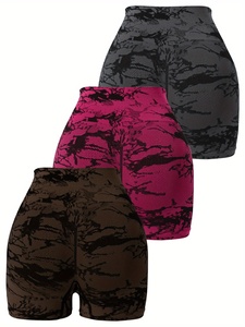Shorts de sport premium pour femmes, taille haute, pour yoga et fitness, avec logo personnalisé, marque privée, OEM, ODM - Product Image 4