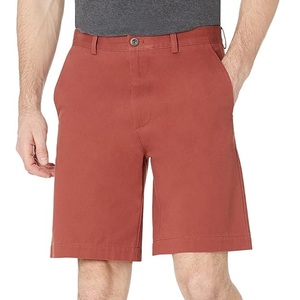 <b>Mens</b> High Quality 100% Cotton Hip Hop Chino <b>Shorts</b> <b>Elastic</b> <b>Waistband</b> Zip Closure Knee Length Multiple Pockets Chinos <b>Shorts</b> - Product Image 5