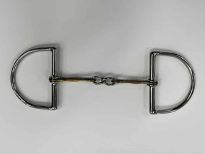 Mors pour chevaux en acier inoxydable fabriqués à la main, design équilibré, anneaux en D, respirants, de haute qualité, pour usage équestre sportif - Product Image 3