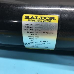 Motor de engranajes de husillo BALDOR GPP7459, 156027 - Equipo y piezas de semiconductores de confianza de la marca global Legacy - Product Image 3