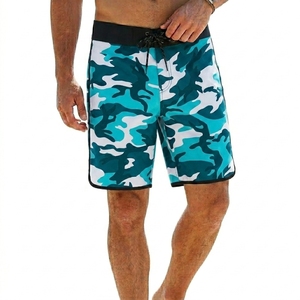 Shorts de bain camouflage haut de gamme pour hommes, en polyester, anti-UV, avec cordon de serrage, séchage rapide, légers, pour la plage, le surf, l'été - Product Image 2