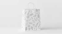 Sacs de courses en papier kraft biodégradables, recyclables, écologiques, classiques, compacts, robustes, de haute qualité, impression flexo, Flexiloop